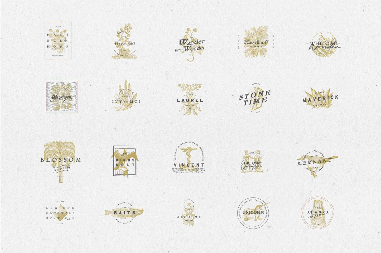 Vintage Logo Creator Kit