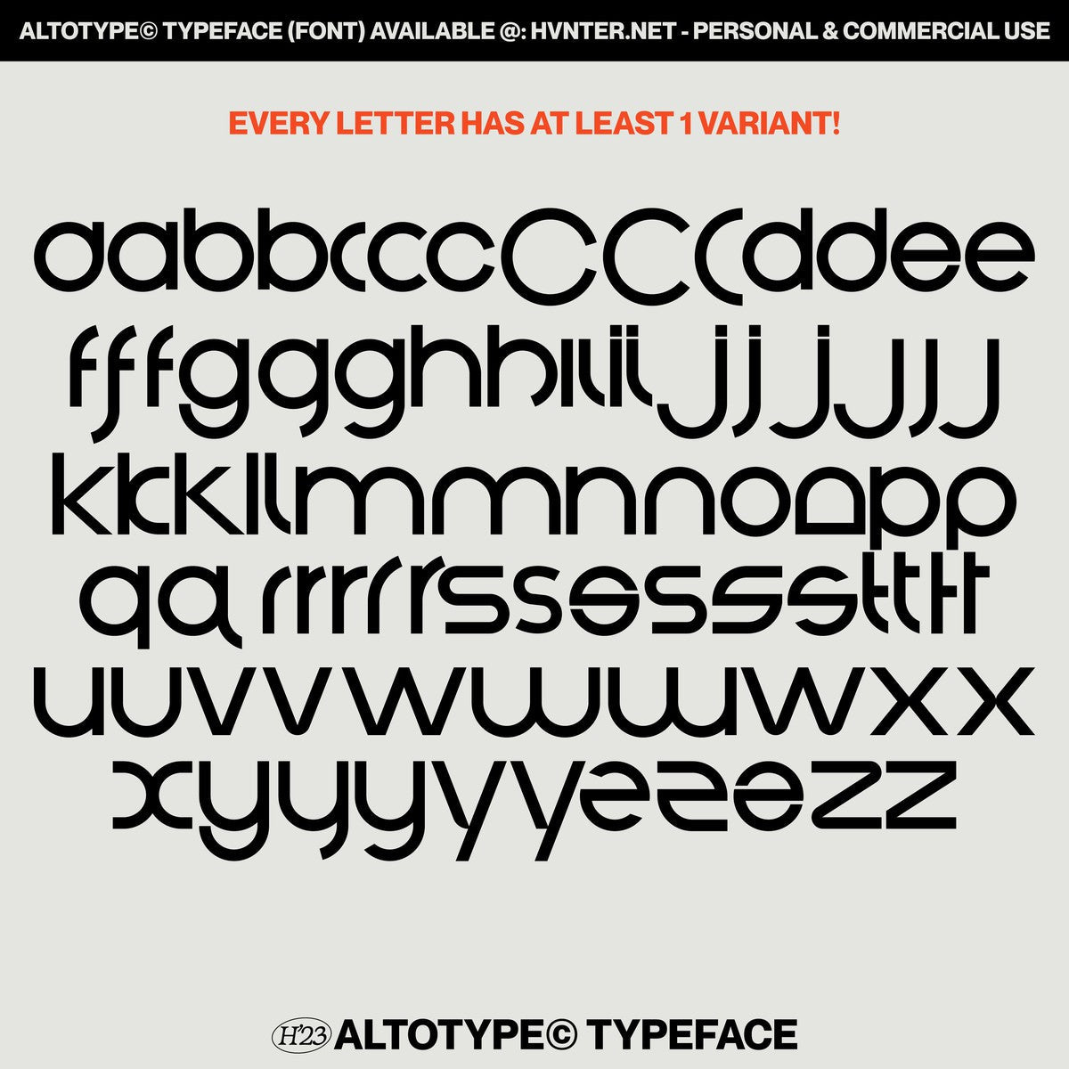 Altotype Typeface