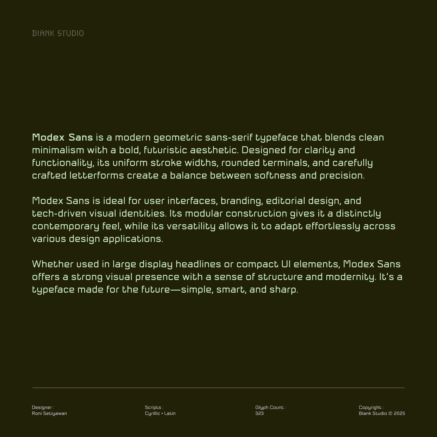 Modex sans